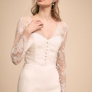 BHLDN Sahara topper ivory M